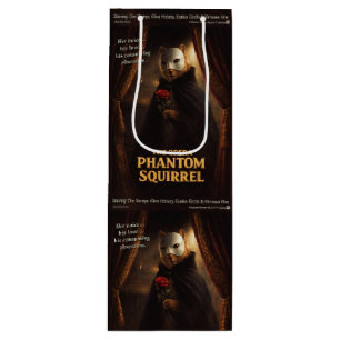 Bolsa Para Vino Parodia de la Ópera del Fantasma de la Ardilla