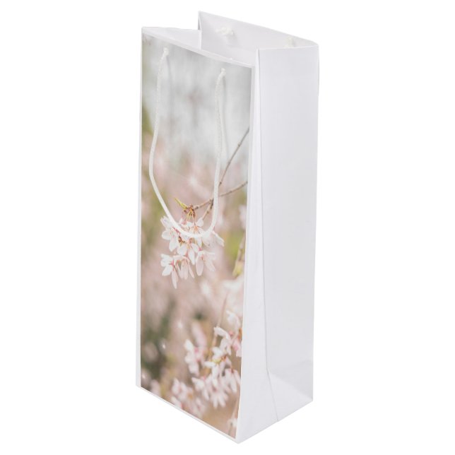 Bolsa Para Vino Parques de cerezo con llanto brillante (Angulo Anverso)