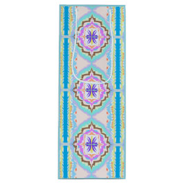 Bolsa Para Vino Pastel Dream Boho Geometric Kaleidoscope