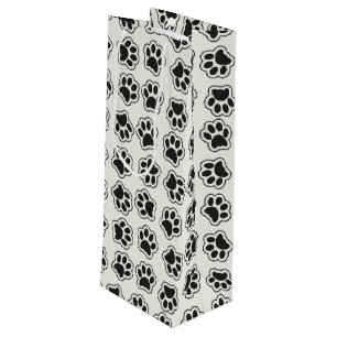 Bolsa Para Vino Patas negras, garras de perro, garras de gato, con
