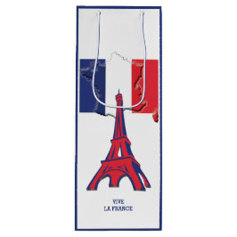 Bolsa Para Vino Patriotic Vive La FRANCE Paris