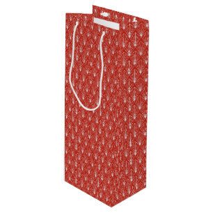 Bolsa Para Vino Patrón de Art Decó Geométrico Vintage