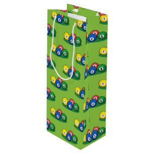 Bolsa Para Vino Patrón de bolas de billar de billar