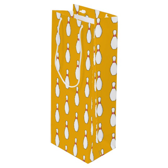 Bolsa Para Vino Patrón de bolos (Angulo Anverso)