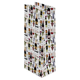 Bolsa Para Vino Patrón de botellas, gafas y accesorios para amante