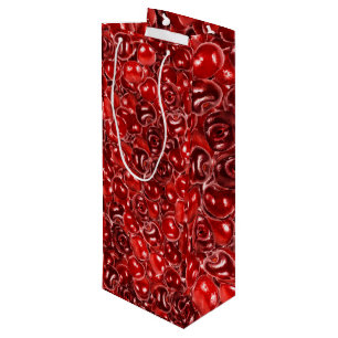 Bolsa Para Vino Patrón de cerezas dulces