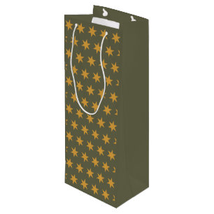 Bolsa Para Vino Patrón de estrellas Colores de tendencia Mango ver