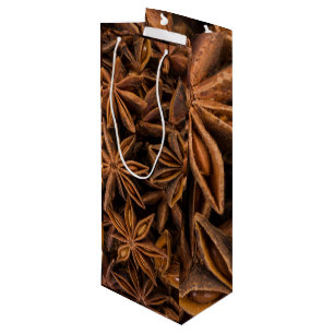 Bolsa Para Vino Patrón de estrellas de anís