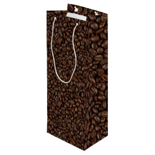 Bolsa Para Vino Patrón de habas de café