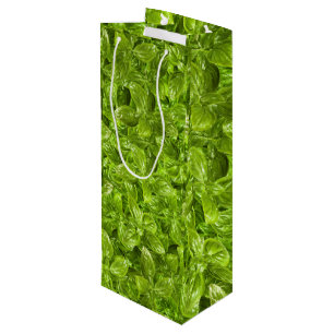 Bolsa Para Vino Patrón de hojas de cuenca