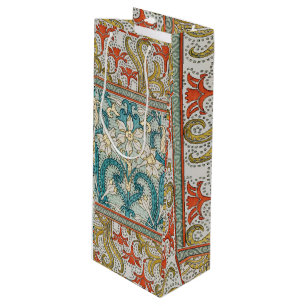 Bolsa Para Vino Patrón de Narciso Art Nouveau Antiguo Verneuil