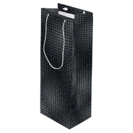 Bolsa Para Vino Patrón de placa metalizado 02