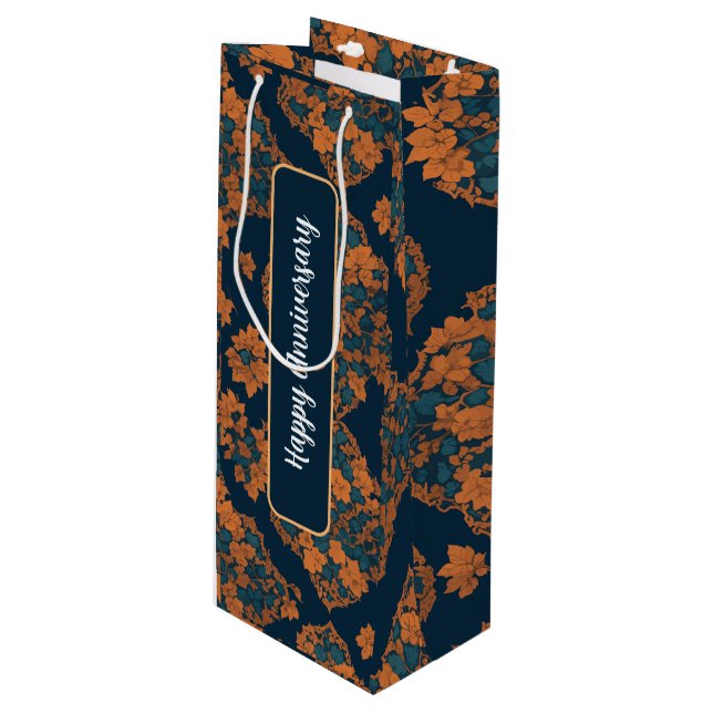 Bolsa Para Vino Patrón lindo Halloween Gift Bag (Angulo Anverso)