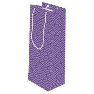Bolsa Para Vino Patrón Sayagata, japonés, púrpura y rosa