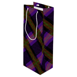 BOLSA PARA VINO PATRONES DE HALLOWEB DE COLORES BRILLANTES