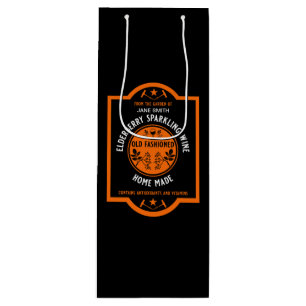 Bolsa Para Vino Personalizado Elderberry Sparkling casero