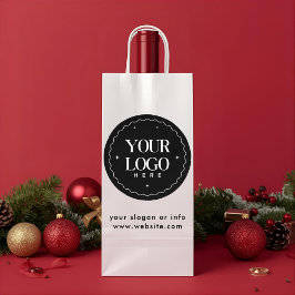 Bolsa Para Vino Personalized Company Logo  | Custom Business Gift 