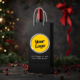 Bolsa Para Vino Personalized Company Logo  | Custom Business Gift 