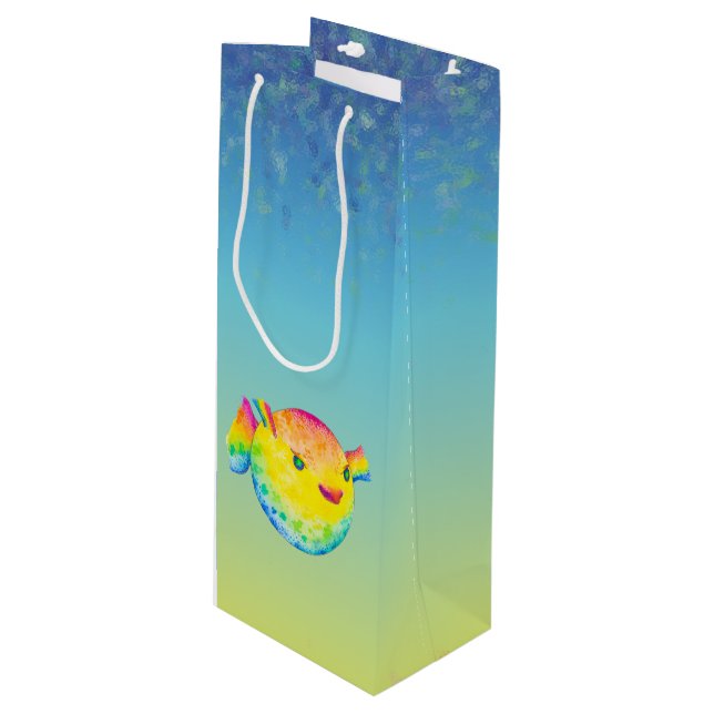 Bolsa Para Vino Pescado de Puffer (Angulo Anverso)