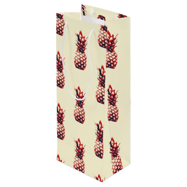 Bolsa Para Vino Piña (Angulo reverso)