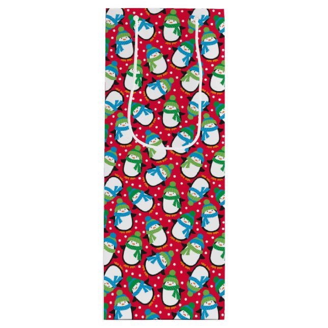 Bolsa Para Vino Pingüinos (Anverso)