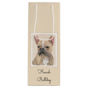 Bolsa Para Vino Pintura de Bulldog francés (Sable) - Cuto original