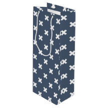 Pisos cruzados blancos sobre gris-azul