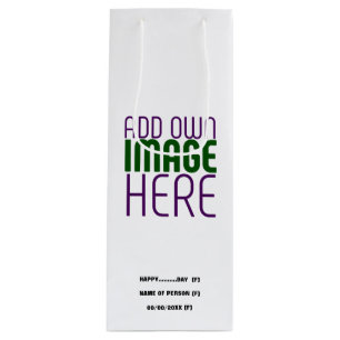 BOLSA PARA VINO PLANTILLA DE TEXTO DE IMAGEN BLANCA SIMPLE EDITABL