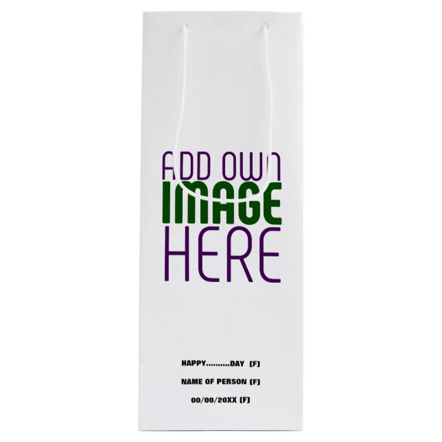 BOLSA PARA VINO PLANTILLA DE TEXTO DE IMAGEN BLANCA SIMPLE EDITABL (Anverso)