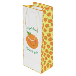 Bolsa Para Vino Poco Cutie Tangerine Baby Shower Sexo Neutral