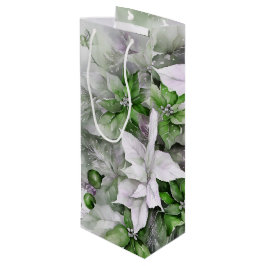 Bolsa Para Vino Poinsettias