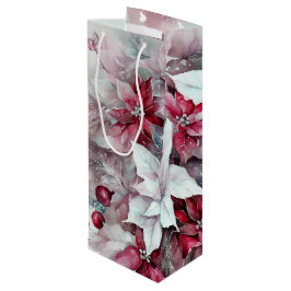 Bolsa Para Vino Poinsettias