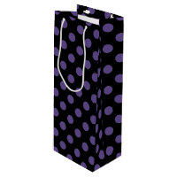 Polka ultravioleta sobre negro