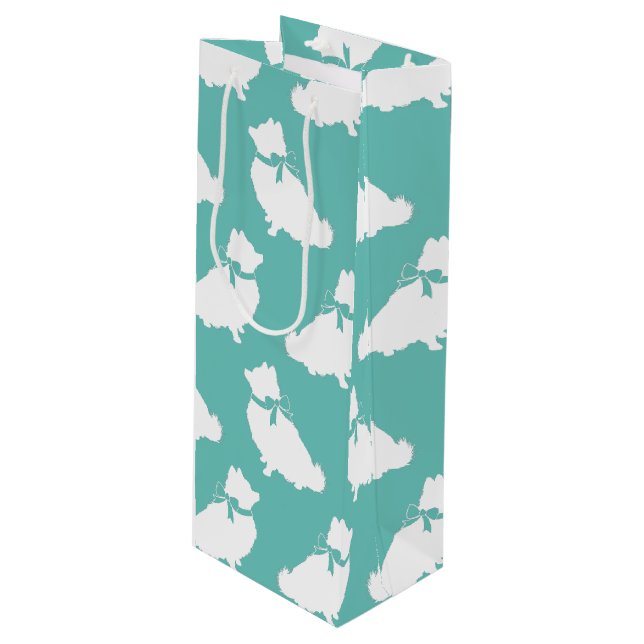 Bolsa Para Vino Pomerania Pom Dog Puppy (Angulo Anverso)