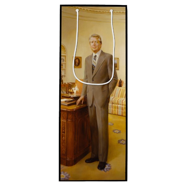 Bolsa Para Vino Presidente estadounidense James Earl Carter Oficin (Anverso)