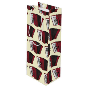 Bolsa Para Vino Profesor de música de acordeón instrumental