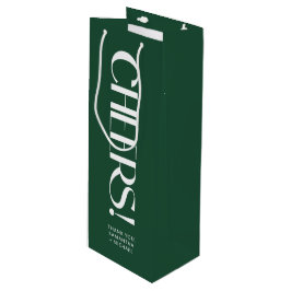 Bolsa Para Vino Profundo Serif Decorativo Bodas Cheers