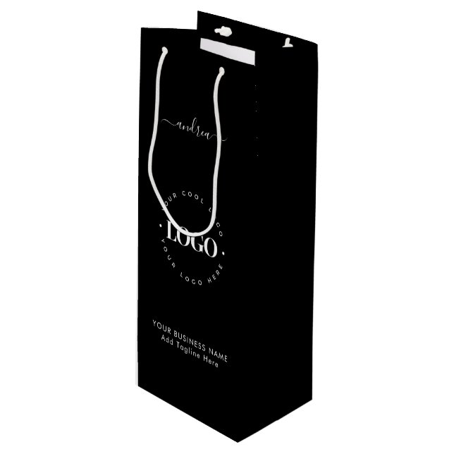 Bolsa Para Vino Promoción comercial del logotipo de Personalizado  (Angulo Anverso)