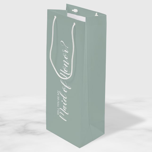 Bolsa Para Vino Propuesta moderna de doncella de honor (Subido por el creador)