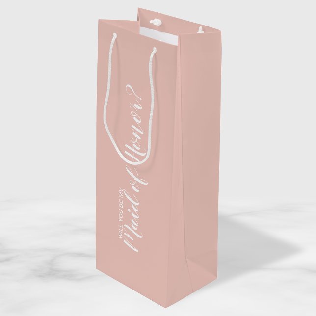 Bolsa Para Vino Propuesta moderna de doncella de honor (Subido por el creador)