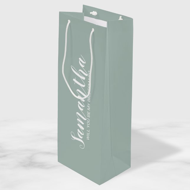 Bolsa Para Vino Propuesta moderna de la dama de honor (Subido por el creador)