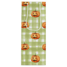 PUMPKINAS naranjas CON PLACA VERDE Y BLANCA