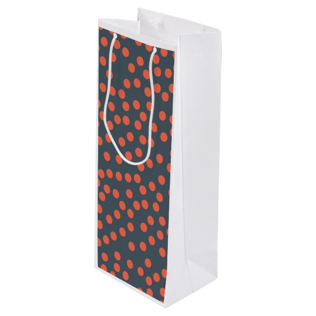 Bolsa Para Vino puntos (Angulo Anverso)
