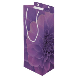 Bolsa Para Vino Purple Dahlia