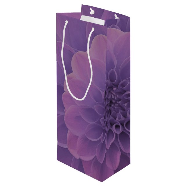 Bolsa Para Vino Purple Dahlia (Angulo reverso)