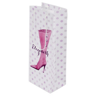 Bolsa Para Vino Purple stiletto heel boot personalizado