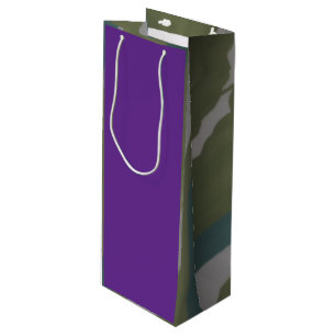 Bolsa Para Vino Púrpura y Borgoña