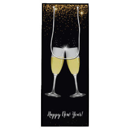 Bolsa Para Vino Purpurina de tostadas de champán Fiesta de Nochevi