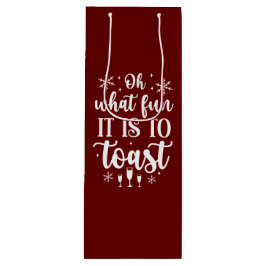 Bolsa Para Vino Qué divertido es tostar