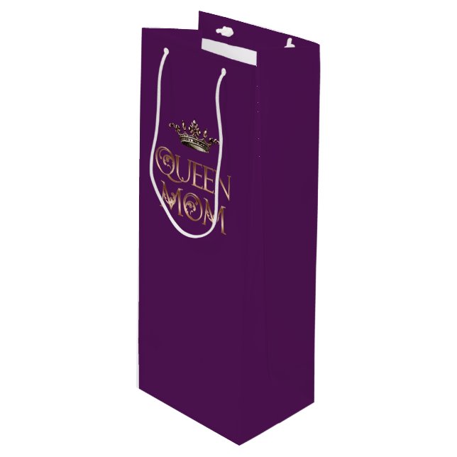 Bolsa Para Vino Queen Mom (Angulo Anverso)